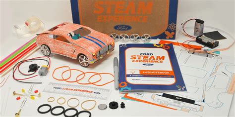 academics in a box its electric|Ford Steam Experience Allows kids to build a Mustang GT.